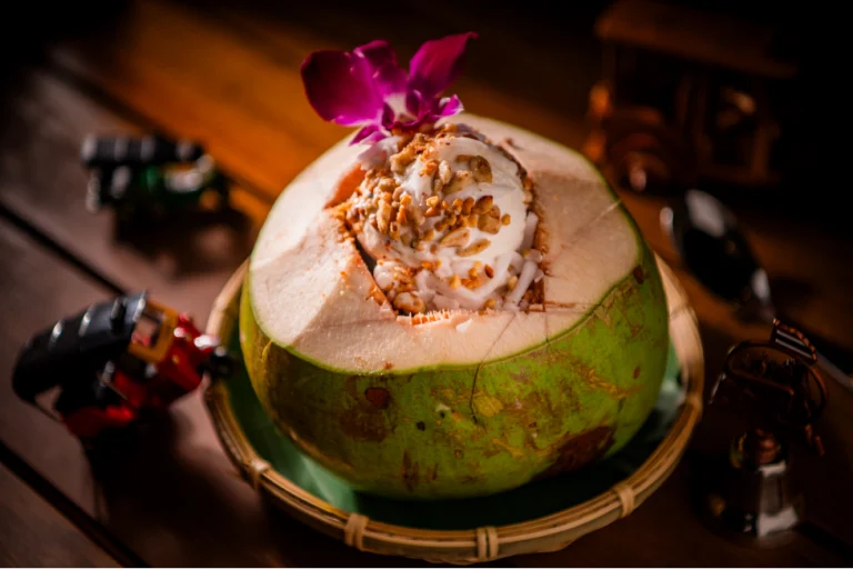 Took Took Prime - Thai Kitchen Best Thai Restaurant in Phuket, Thailand Ice Cream In Coconut (3) Copy