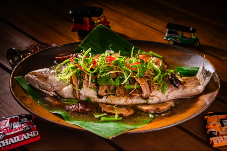 Took Took Prime - Thai Kitchen Best Thai Restaurant in Phuket, Thailand Steamed Fish With Soy Sauce (4) Copy