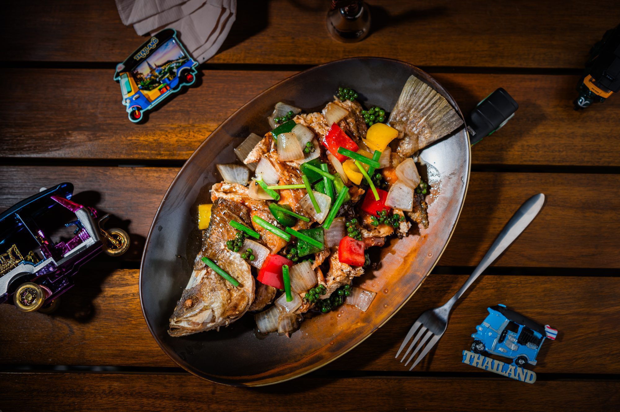 Took Took Prime - Thai Kitchen Best Thai Restaurant in Phuket, Thailand Stir Fried Fish With Black Pepper (1)